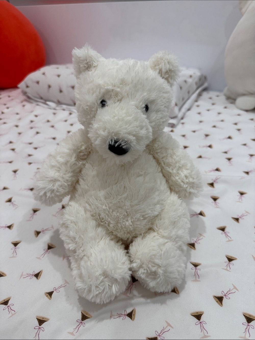 Jellycat Cream Plush Bear Soft Stuffed Animal